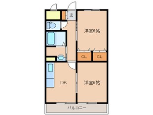 サンリッチあけぼのの物件間取画像